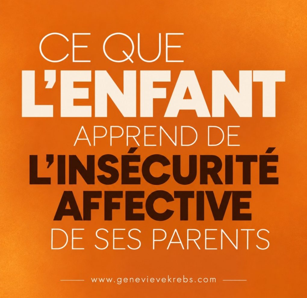 ce que enfant apprend de insecurité affective parents