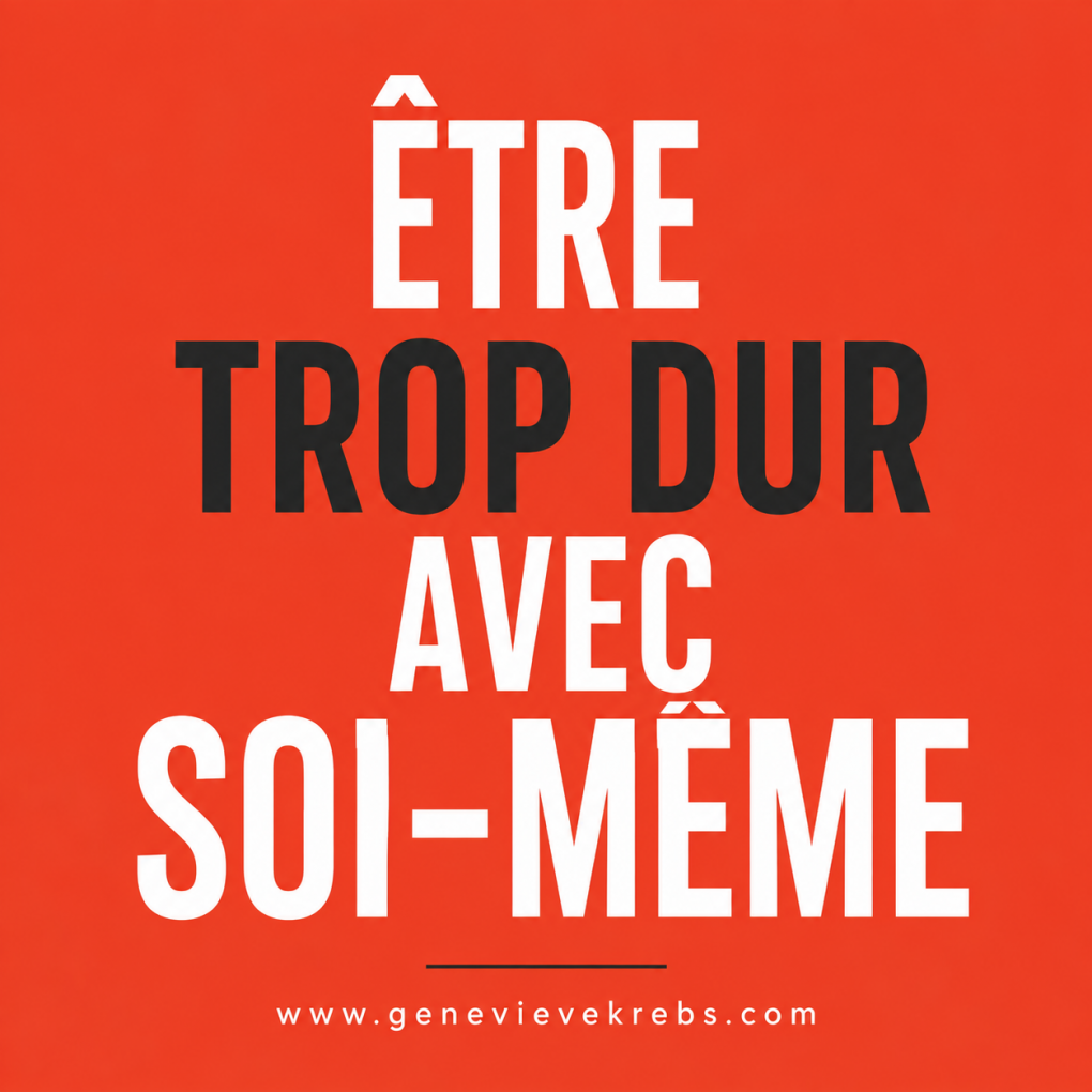 Etre trop dur avec soi-même